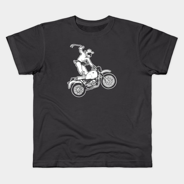 Buckin’ GS {DARK shirts} Kids T-Shirt by SideShowDesign